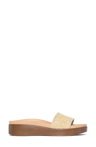 Donald Pliner Fiji Suede Slide Sandal In Taupe