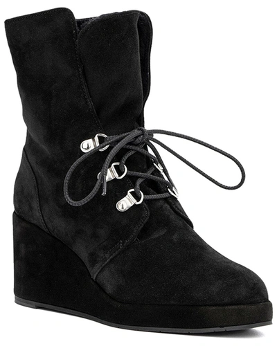 Shop Aquatalia Idana Weatherproof Suede Boot In Black