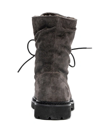 Shop Aquatalia Mita Weatherproof Suede Boot In Grey