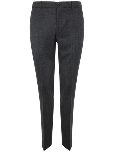 Shop Incotex Smart Flannel Trousers Clothing In Grey