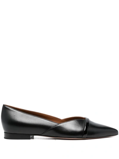 Shop Malone Souliers Colette Flat Ballerinas Shoes In Black
