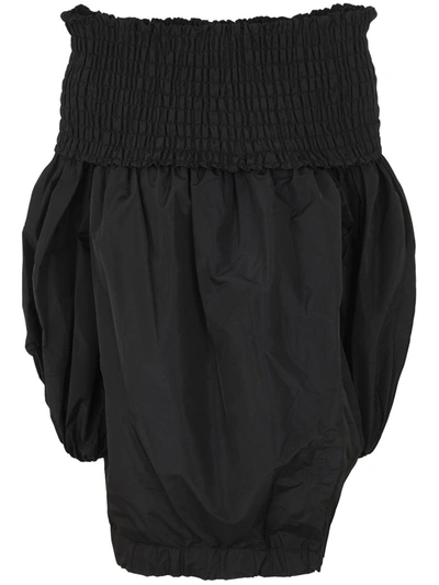 Shop Patou Smock Volume Mini Dress Clothing In Black