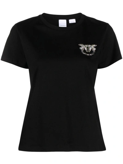 Shop Pinko T-shirt With Logo In Black