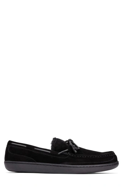 Shop Vionic Adler Slipper In Black Suede