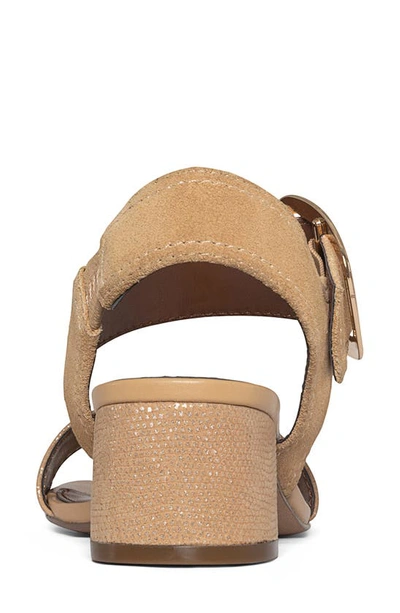 Donald Pliner Neve Leather Sandal In Camel