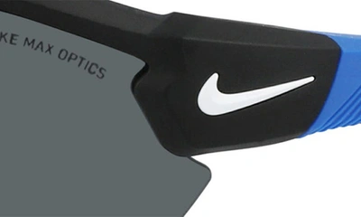 Shop Nike Show X3 Elite 61mm Wraparound Sunglasses In Black / Silver