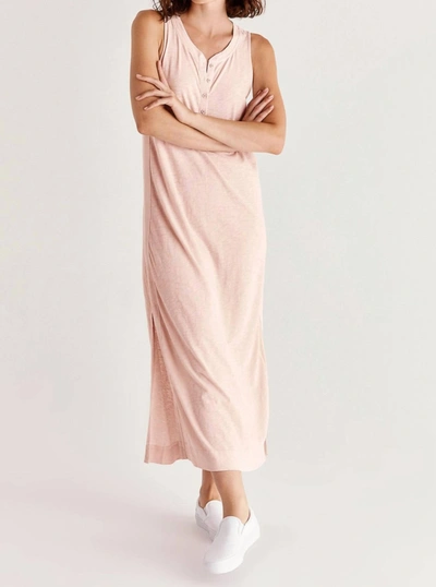 Shop Z Supply The Summertown Maxi Dress In Muted Blush In Pink