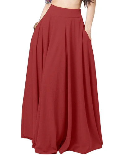 Shop Orso Levi Skirt In Red