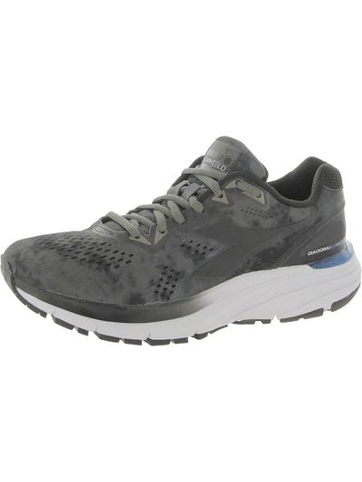 Shop Diadora Mythos Blueshield 3 Mens Fitness Workout Athletic And Training Shoes In Grey