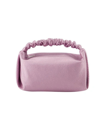 Shop Alexander Wang Mini Scrunchie Handbag -  - Polyester - Winsome Orchid In Purple