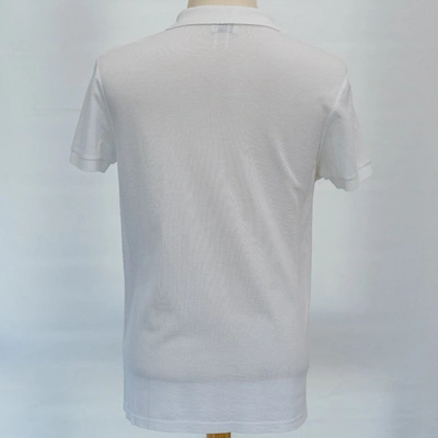 Pre-owned Saint Laurent White Polo With Monogram
