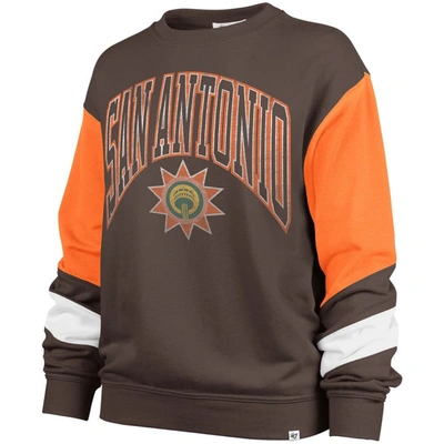 Shop 47 ' Brown San Antonio Spurs 2023/24 City Edition Nova Crew Sweatshirt