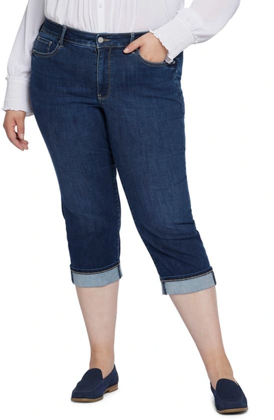 Shop Nydj Marilyn Cuffed Capri Jeans In Cambridge