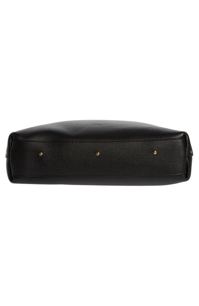 Chloé Marcie Hobo Bag In Grained Leather In Black