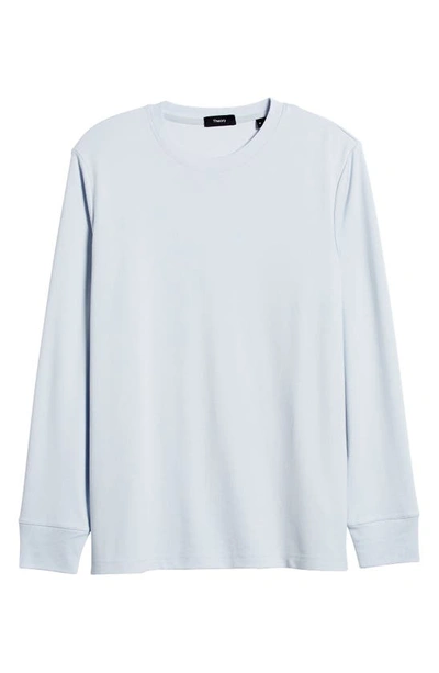 Shop Theory Essential Long Sleeve T-shirt In Ice