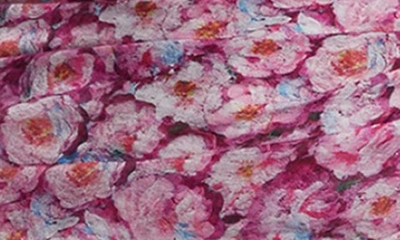 Shop Bardot Sutton Print Off The Shoulder Long Sleeve Minidress In Pink Floral