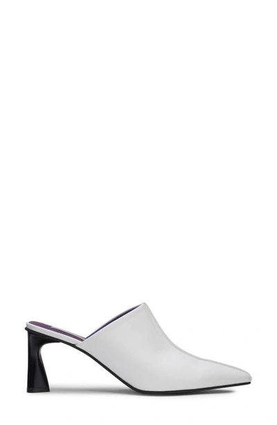 Shop Stella Mccartney Elsa Alter Mat Pointed Toe Mule In 9001 White