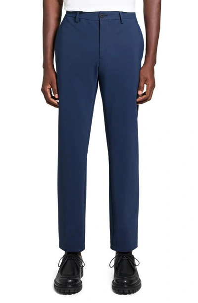 Shop Theory Zaine Precision Ponte Knit Pants In Ocean