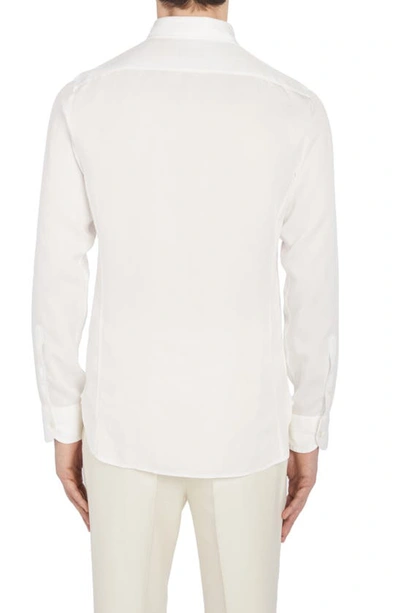 Shop Tom Ford Slim Fit Lyocell Button-down Shirt In White