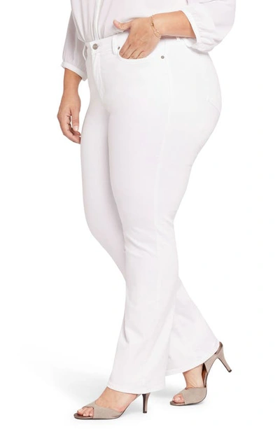 Shop Nydj Barbara Bootcut Jeans In Optic White