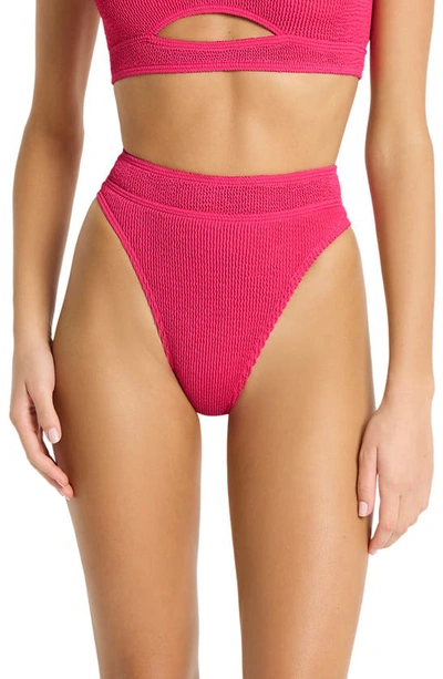 Shop Bondeye Bound By Bond-eye Savannah Bikini Bottoms In Raspberry Recycled