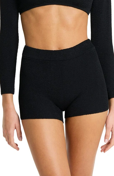 Shop Bondeye Bound By Bond-eye Dom Cover-up Shorts In Black Eco