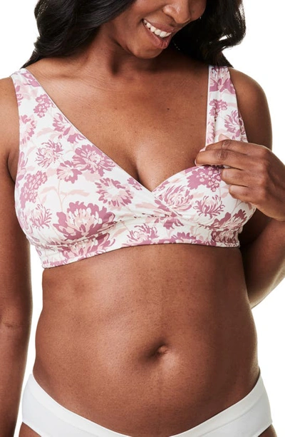 Bravado Designs Ballet Everyday Maternity/nursing Bralette In Flora