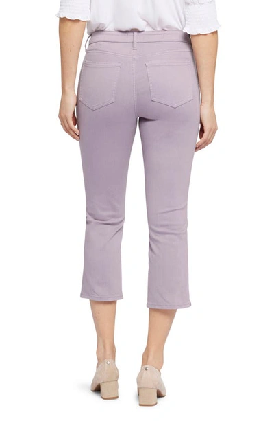 Nydj Chloe Side Slit Crop Jeans In Lilac Chalk