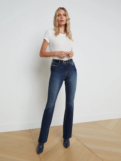 Shop L Agence Ruth Straight-leg Jean In Columbia