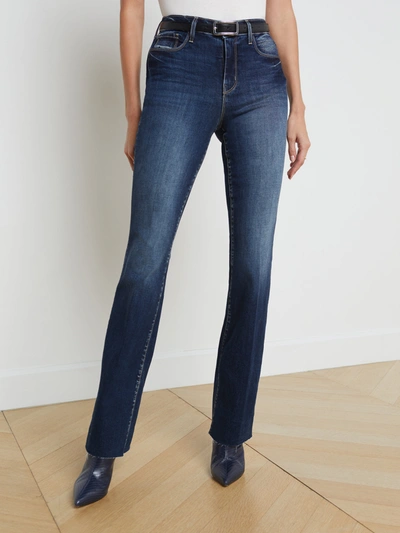 Shop L Agence Ruth Straight-leg Jean In Columbia