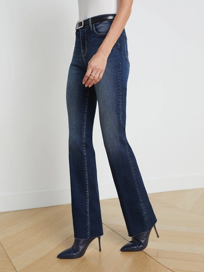 Shop L Agence Ruth Straight-leg Jean In Columbia