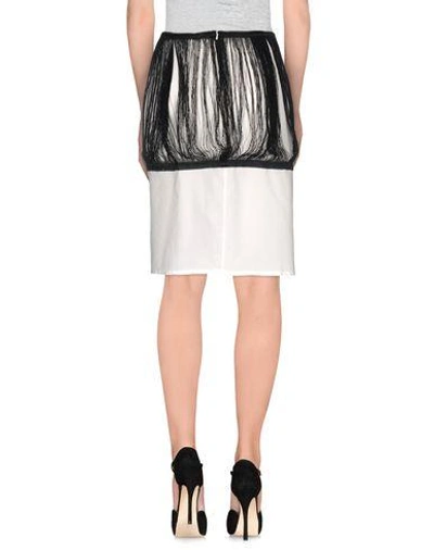 Shop Jw Anderson Knee Length Skirt In White