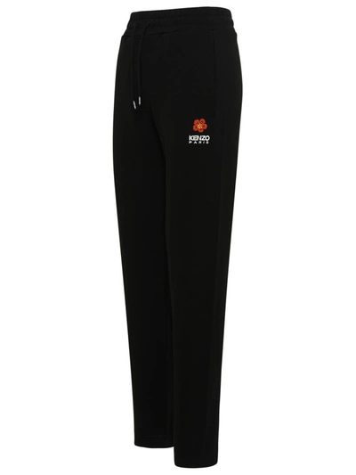 Shop Kenzo Black Cotton Pants