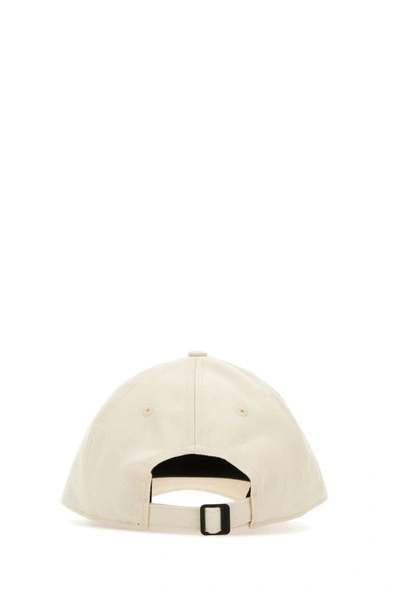 Shop Jw Anderson Woman Ivory Cotton Baseball Hat In White