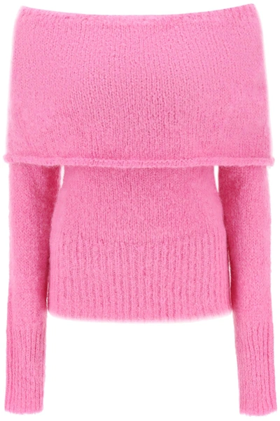 Shop Saks Potts 'skylar' Off-shoulder Sweater Women In Pink