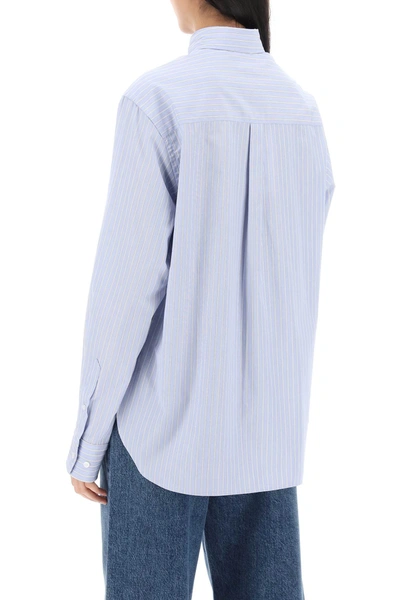 Shop Saks Potts William Striped Shirt Women In Blue