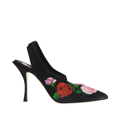 Shop Dolce & Gabbana Slingback Pumps In Black