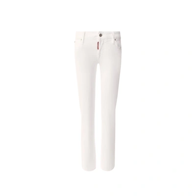 Shop Dsquared2 Cotton Denim Jeans In White