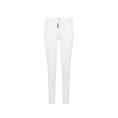Shop Dsquared2 Denim Jeans In White