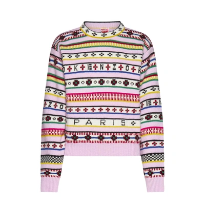 Shop Kenzo Wool Sweater In Pink