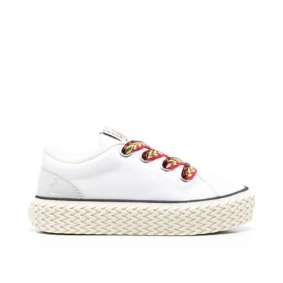 Lanvin Curbies Platform Low-top Sneakers In White