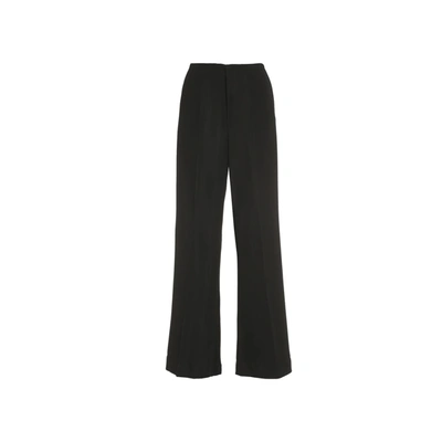Shop Maison Margiela Wide-leg Pants In Black