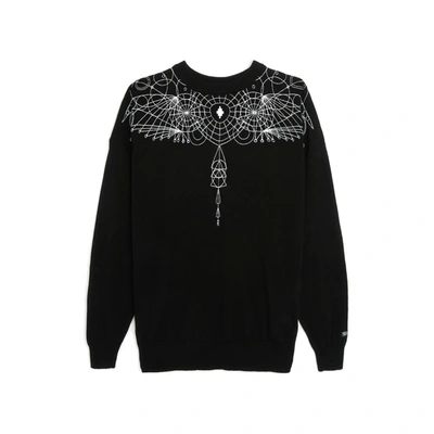 Shop Marcelo Burlon County Of Milan Logo Sweater In Black