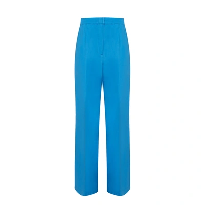 Shop Max Mara Sportmax Patali Trousers In Blue