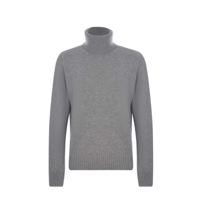 Shop Off-white Basic Wool Pullover In Gray