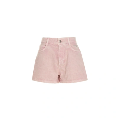 Shop Stella Mccartney Denim Shorts In Pink