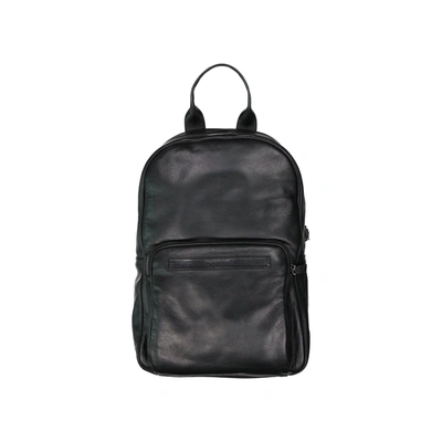 Shop A. Testoni' Leather Backpack In Black