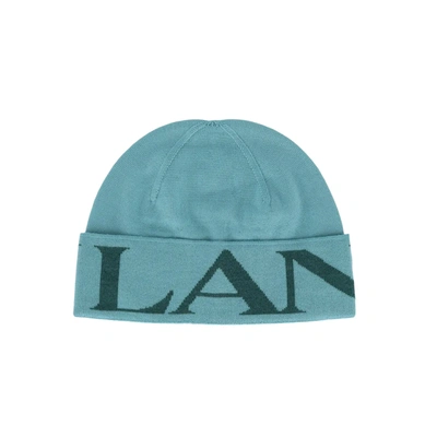 Shop Lanvin Wool Hat In Green