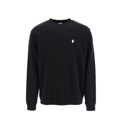 Shop Marcelo Burlon County Of Milan Marcelo Burlon Logo Sweatshirt In Black