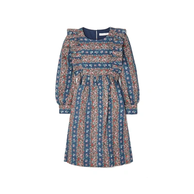 Shop See By Chloé Deva Linen Dress In Multicolor